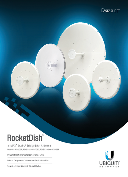 Antena direccional Ubiquiti Rocketdish AIR RD-5G34 - PDF